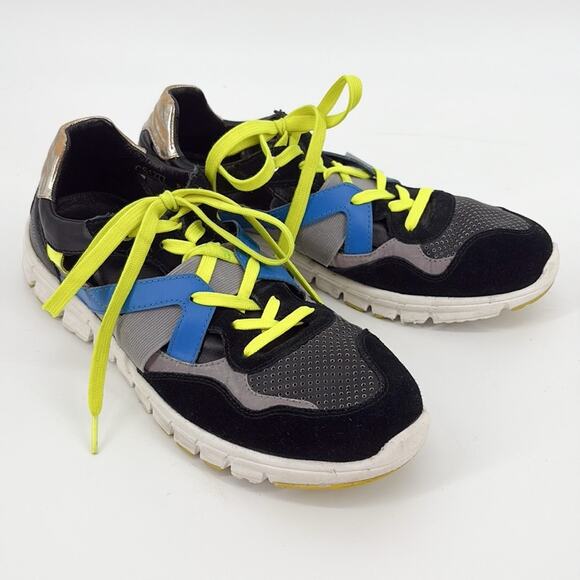 Dolce & Gabbana Men’s Black Multi Lace Up Sneakers Size 8 - Picture 2 of 12